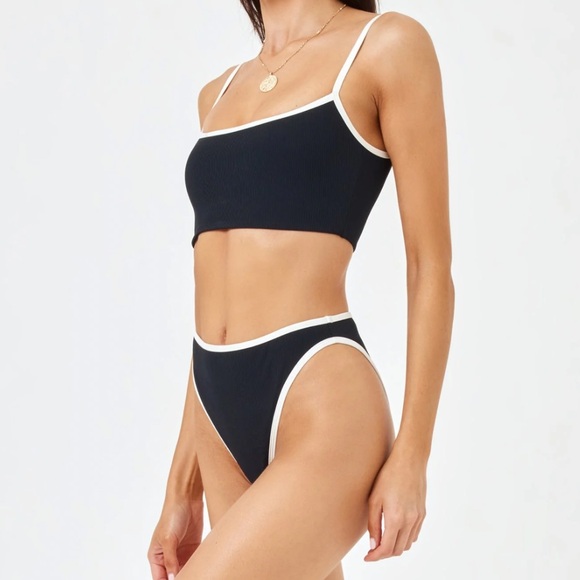 l*space Other - LSPACE Ribbed Adalyn Bikini Top Nora Bottom Bikini